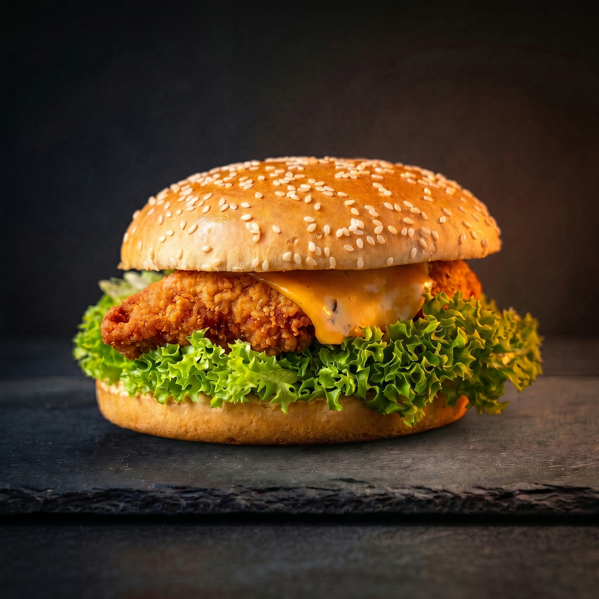 Eva's Spicy Zinger Burger